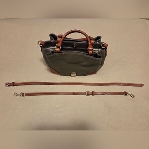 Vintage Dooney and Bourke "Brenna" Avacado satchel / crossbody